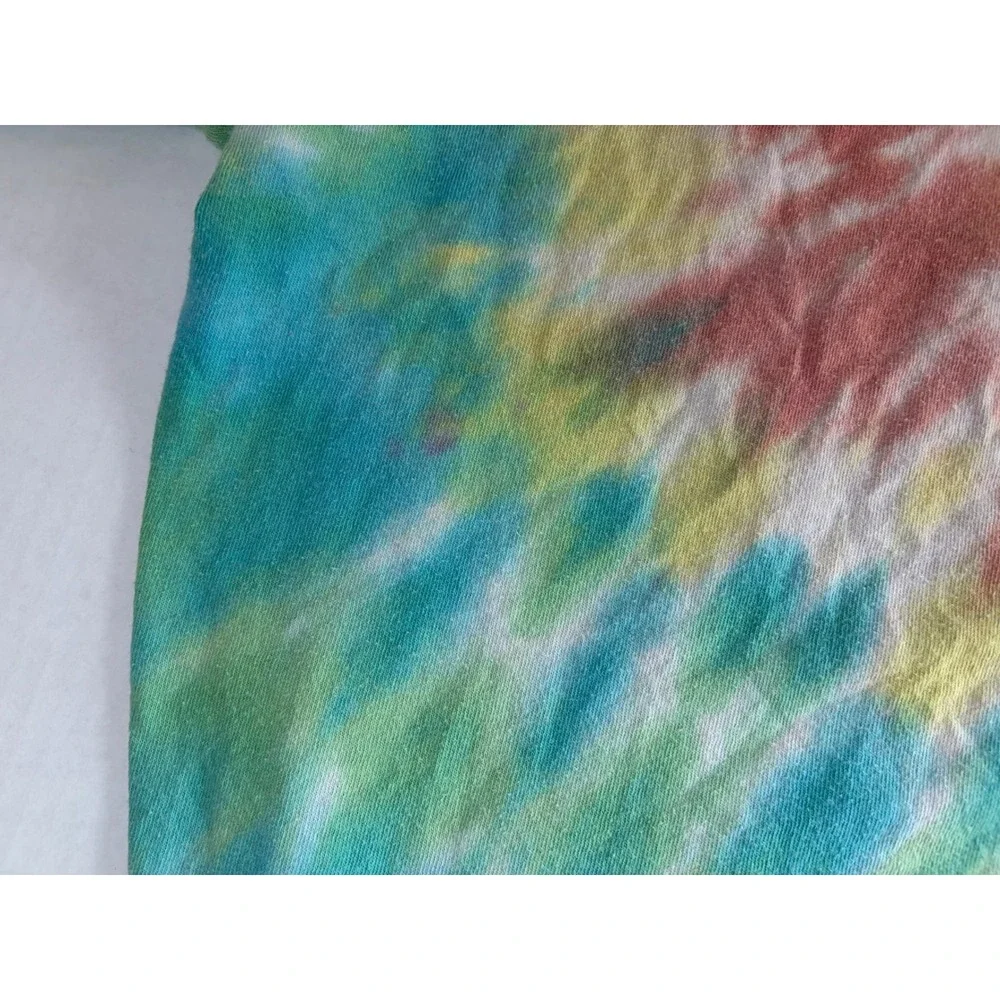 M&M's Official Licensed Tie Dye T-Shirt Mens 2XL Red Yellow Characters Candy